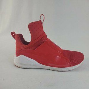 PUMA FIERCE CORE TRAINING 188977-04 RED WOMEN’S HIGH TOP SNEAKERS SZ US 8.5 US